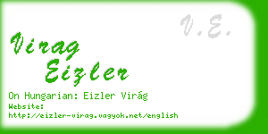 virag eizler business card